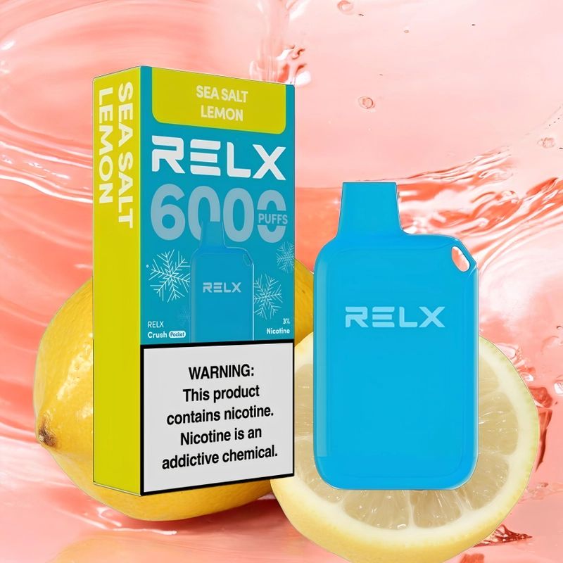 RELX Crush Pocket 6000 – Inovația portabilă care redefinește experiența de vapat